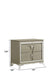Galaxy Home Samantha Nightstand Silver - Vida Furniture (Laredo,TX)
