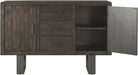 Elements International Sawyer Server in Smokey Dark Ash - Vida Furniture (Laredo,TX)
