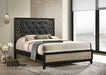 Galaxy Home Selena King Bed in Black - Vida Furniture (Laredo,TX)