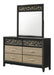 Galaxy Home Selena Dresser in Black - Vida Furniture (Laredo,TX)