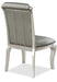Crown Mark Furniture Caldwell Side Chair in Light Champagne (Set of 2) - Vida Furniture (Laredo,TX)