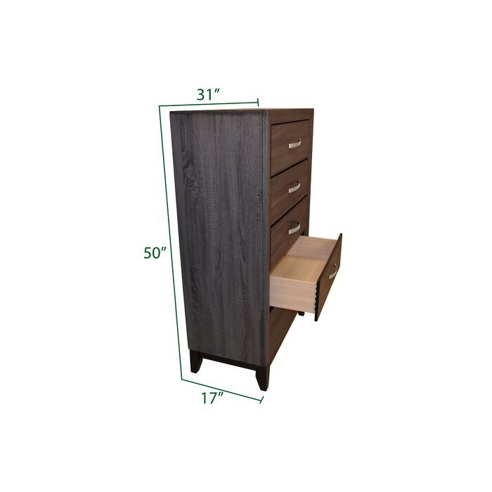 Galaxy Home Sierra Chest in Gray - Vida Furniture (Laredo,TX)