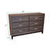 Galaxy Home Sierra Dresser in Gray - Vida Furniture (Laredo,TX)