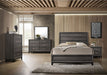 Galaxy Home Sierra King Size Bed in Gray - Vida Furniture (Laredo,TX)