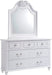 Elements International Alana 7 Drawer Dresser in White Lacquer - Vida Furniture (Laredo,TX)