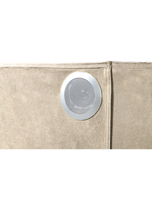 Galaxy Home Lizelle Queen Bed in with Ambient Lighting in Beige image