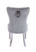 Galaxy Home Simba Stainless Steel Legs Dining Chair (Set of 2) in Silver - Vida Furniture (Laredo,TX)