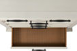 Elements International Slater 7 Drawer Chest in White - Vida Furniture (Laredo,TX)