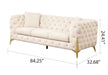 Galaxy Home Contempo Sofa in Beige - Vida Furniture (Laredo,TX)