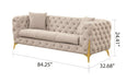 Galaxy Home Contempo Sofa in Grey - Vida Furniture (Laredo,TX)