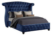 Galaxy Home Sophia Full Bed in Blue - Vida Furniture (Laredo,TX)