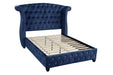 Galaxy Home Sophia Full Bed in Blue - Vida Furniture (Laredo,TX)
