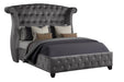 Galaxy Home Sophia Full Bed in Gray - Vida Furniture (Laredo,TX)