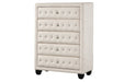 Galaxy Home Sophia Chest in Cream - Vida Furniture (Laredo,TX)