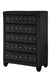 Galaxy Home Sophia Crystal Chest in Black - Vida Furniture (Laredo,TX)