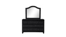 Galaxy Home Sophia Mirror Black - Vida Furniture (Laredo,TX)