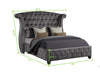 Galaxy Home Sophia Full Bed in Gray - Vida Furniture (Laredo,TX)