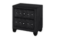 Galaxy Home Sophia Nightstand Black - Vida Furniture (Laredo,TX)
