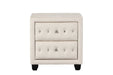 Galaxy Home Sophia Nightstand Cream - Vida Furniture (Laredo,TX)
