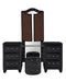 Galaxy Home Sophia Vanity in Black - Vida Furniture (Laredo,TX)