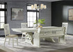 Elements International Stone Server in White - Vida Furniture (Laredo,TX)