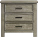 Elements International Sullivan Nightstand in Drift Grey - Vida Furniture (Laredo,TX)