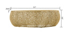 Galaxy Home CT3601-50 Coffee Table in Gold - Vida Furniture (Laredo,TX)