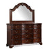 Elements International Tabasco Dresser in NC Cherry Lacquer - Vida Furniture (Laredo,TX)