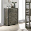 Elements International Trey Youth Chest in Grey - Vida Furniture (Laredo,TX)