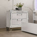 Elements International Twenty Nine Youth Nightstand in White - Vida Furniture (Laredo,TX)