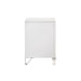 Elements International Twenty Nine Youth Nightstand in White - Vida Furniture (Laredo,TX)