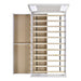 Elements International Twenty Nine Youth Full Panel Bed in White - Vida Furniture (Laredo,TX)