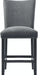 Elements International Tuscany Counter Height Side Chair (Set of 2) in Black/White - Vida Furniture (Laredo,TX)