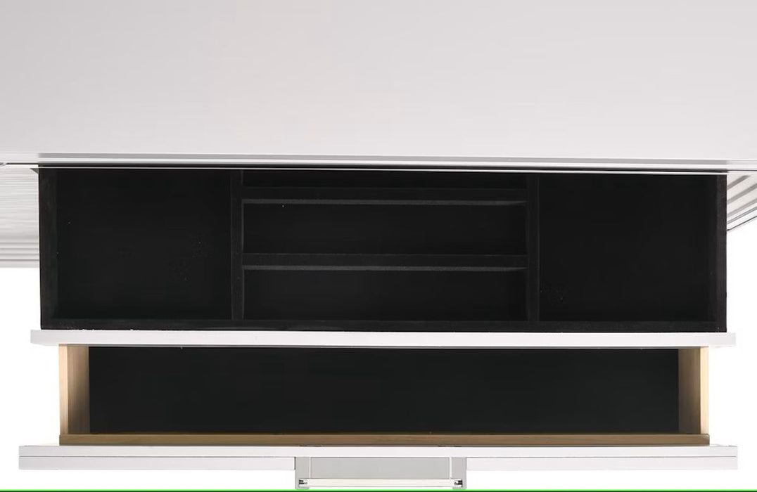 Elements International Twenty Nine Chest in White - Vida Furniture (Laredo,TX)