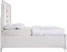 Elements International Twenty Nine King Platform Storage Bed in White - Vida Furniture (Laredo,TX)