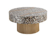 Galaxy Home T 1207-32 Coffee Table in Gold - Vida Furniture (Laredo,TX)