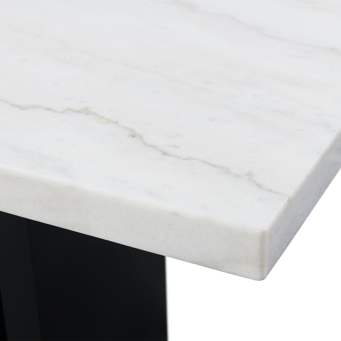 Elements International Valentino Counter Height Dining Table in Black/White CVL500CTC - Vida Furniture (Laredo,TX)