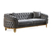 Galaxy Home Vanessa Sofa in Gray - Vida Furniture (Laredo,TX)
