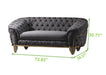 Galaxy Home Vanessa Loveseat in Gray - Vida Furniture (Laredo,TX)
