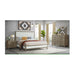 Elements International Versailles Nightstand in Grey - Vida Furniture (Laredo,TX)