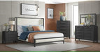 Elements International Versailles Chest in Black - Vida Furniture (Laredo,TX)
