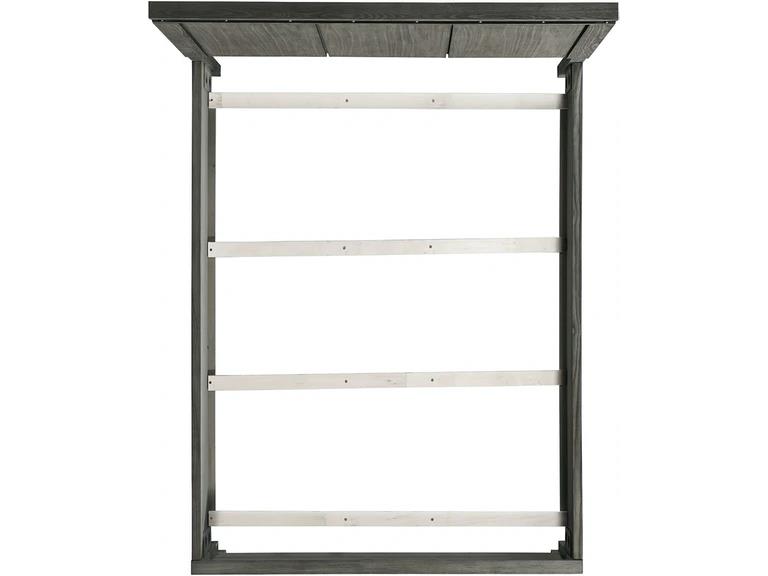 Elements International Wade King Bed in Gray - Vida Furniture (Laredo,TX)