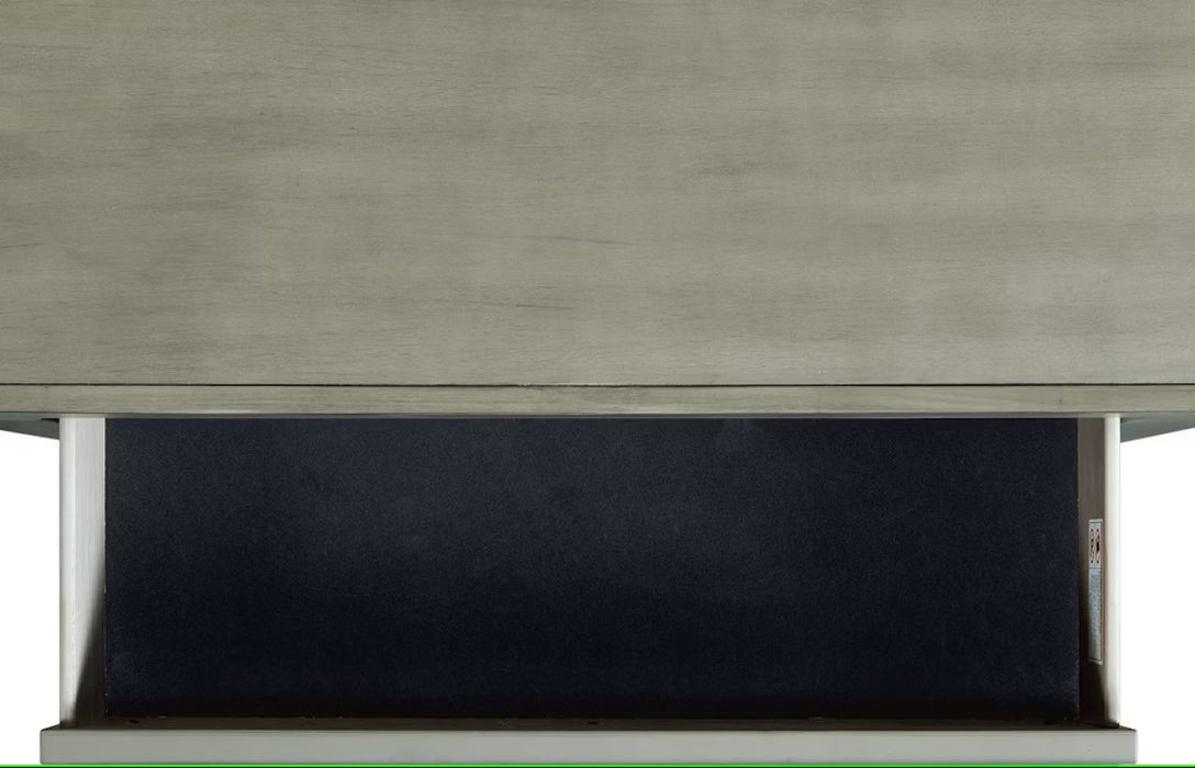 Elements International Zig Nightstand in Grey - Vida Furniture (Laredo,TX)